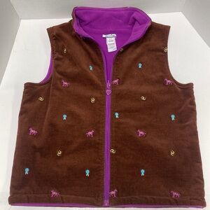 Hartstrings Fleece Lined Corduroy Vest